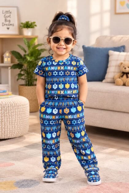 Blue Star printed pant set
