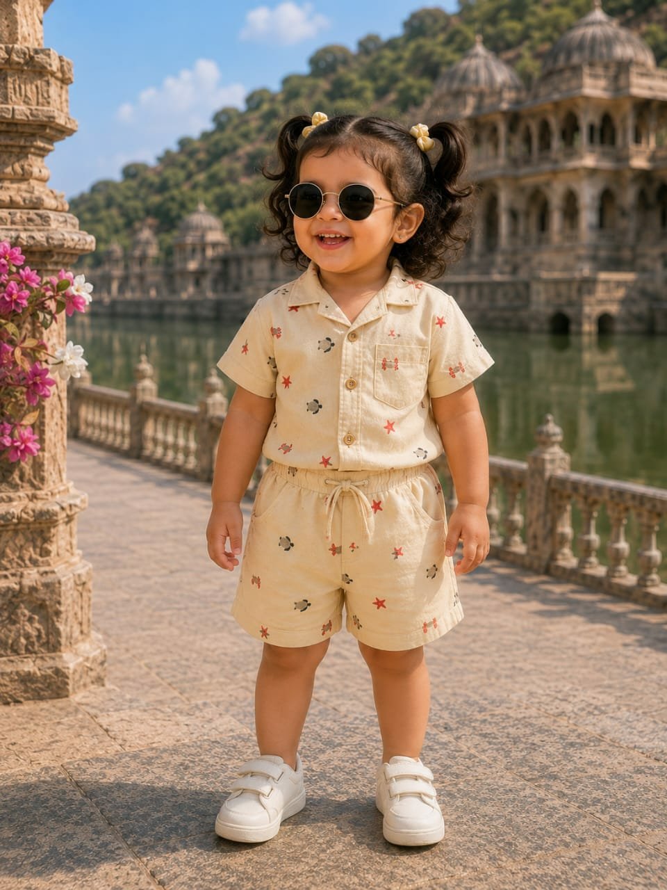 Sandel Animal printed coord set
